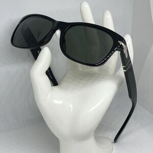 Persol 2953 Polarized Sunglasses 53-18-140 Black Unisex Made In Italy Case Cloth